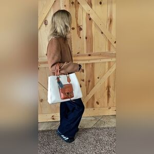 A. BELLUCCI ITALIAN LEATHER CARSON SATCHEL